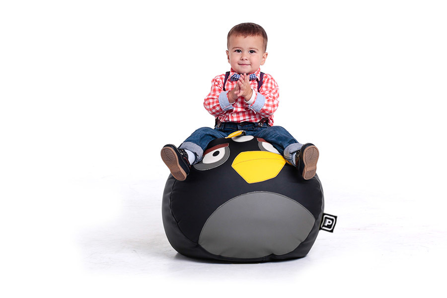 Пуфики и пуфы -  Кресло мешок Птаха Синяя - Фото 4