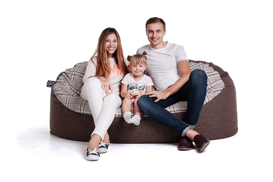 Бескаркасный диван Кресло мешок Диван - Фото 6